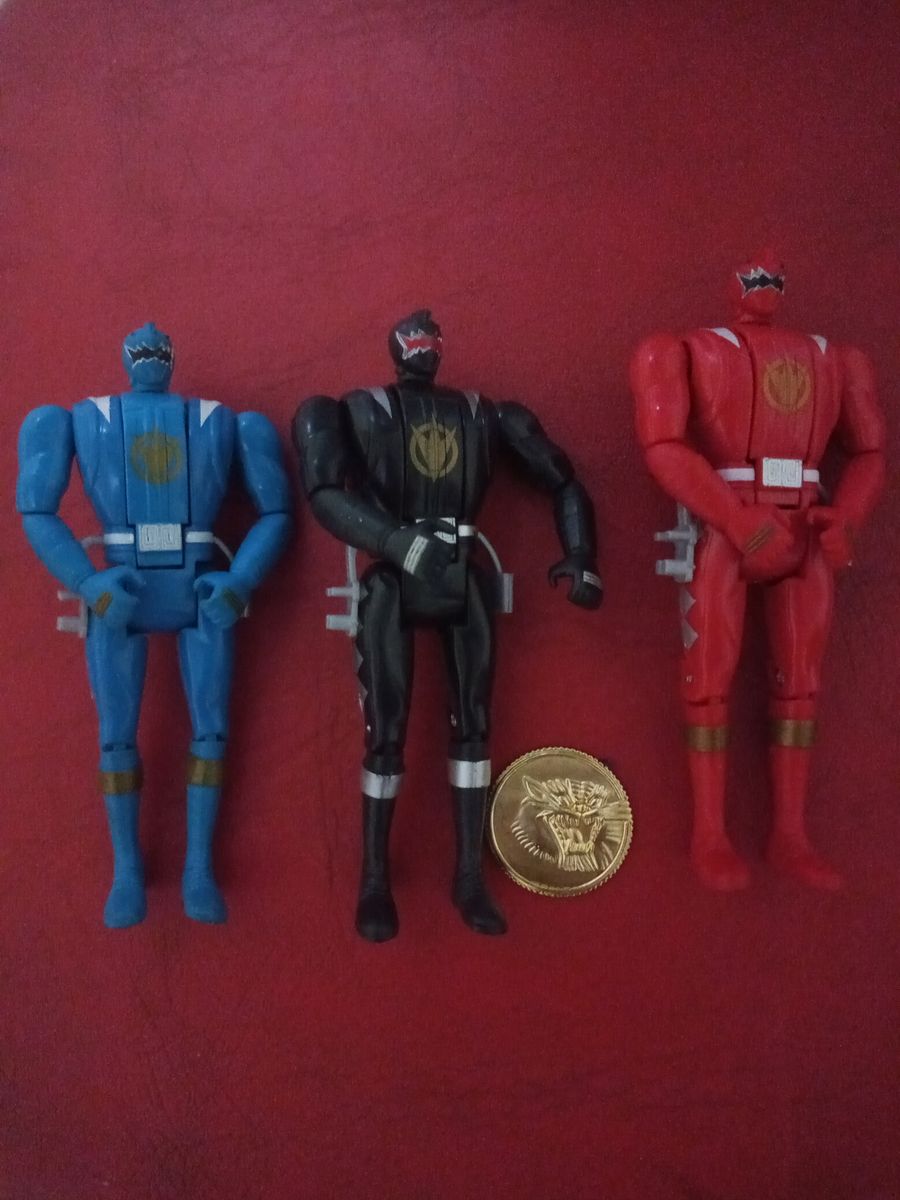 Power Rangers Bonecos Flip Head Brinquedo Power Rangers Usado