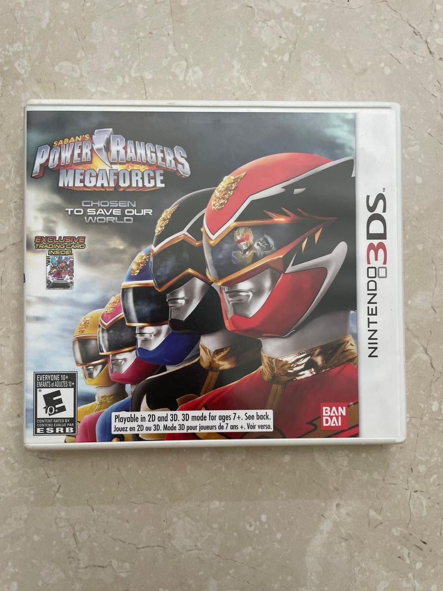 Power Rangers Megaforce para Nintendo 3ds | Jogo de Videogame Nintendo ...