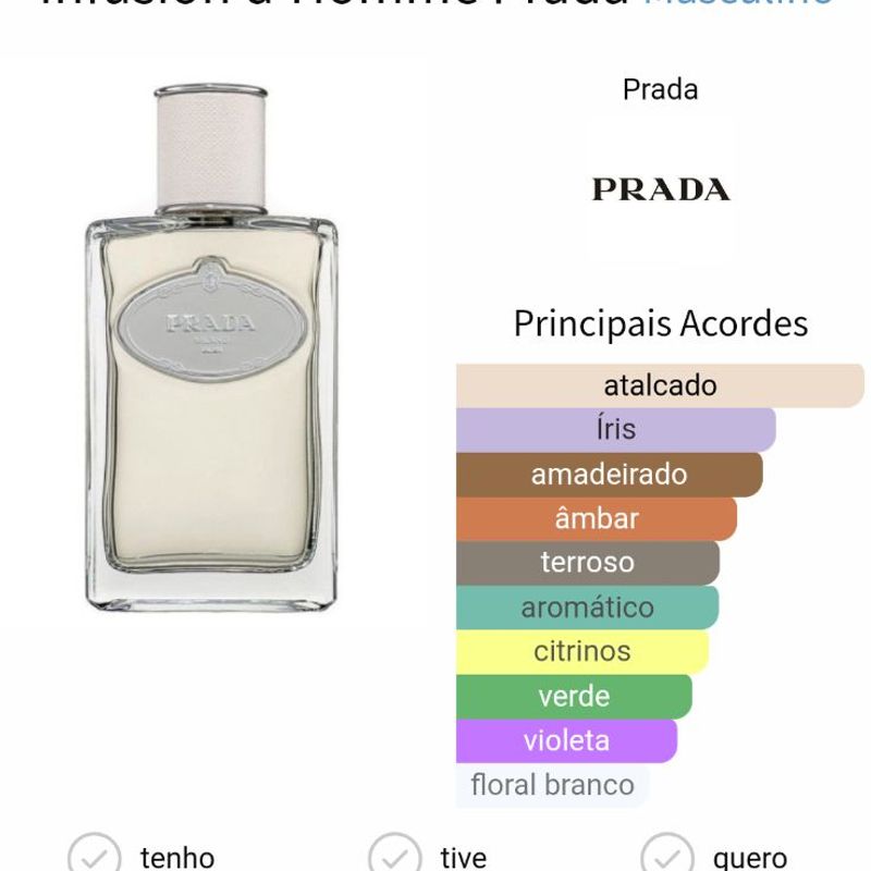 Prada Infusion D'Homme | Prada Nunca Usado 103421847 | enjoei
