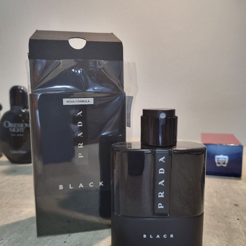 Perfume Luna Rossa Black Prada Masculino - Eau de Parfum - Época