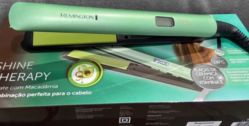 Prancha Alisadora Polishop Shine Terapy Abacate com Macadâmia | Produto ...