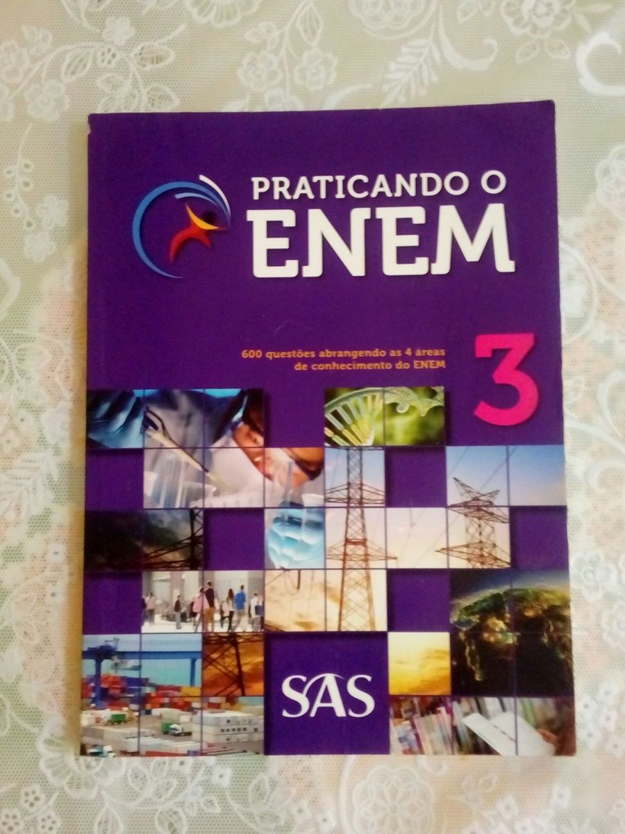 Praticando O Enem Livro Sas Usado 19776905 Enjoei 5776