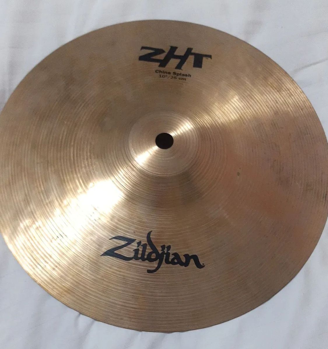 Prato China Splash Linha Zht 10" Item de Música Zildjian Usado