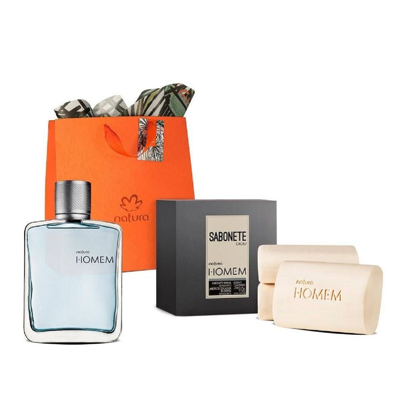 Presente Natura Homem (Colônia + Sabonetes) | Perfume Masculino Natura  Nunca Usado 46011935 | enjoei