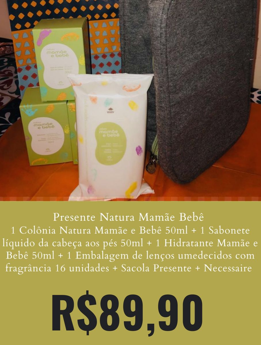 Presente Natura Mamae E Bebe Item Infantil Natura Nunca Usado Enjoei