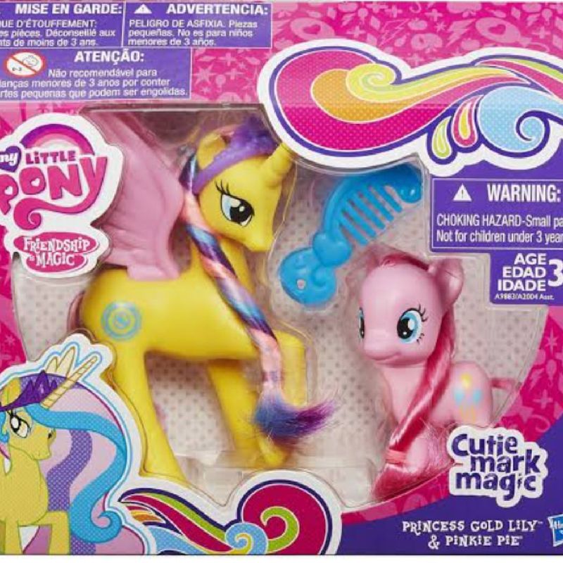 Princess Gold Lily Pinkie Pie My Little Pony, Brinquedo para Bebês My  Little Pony Nunca Usado 79210048