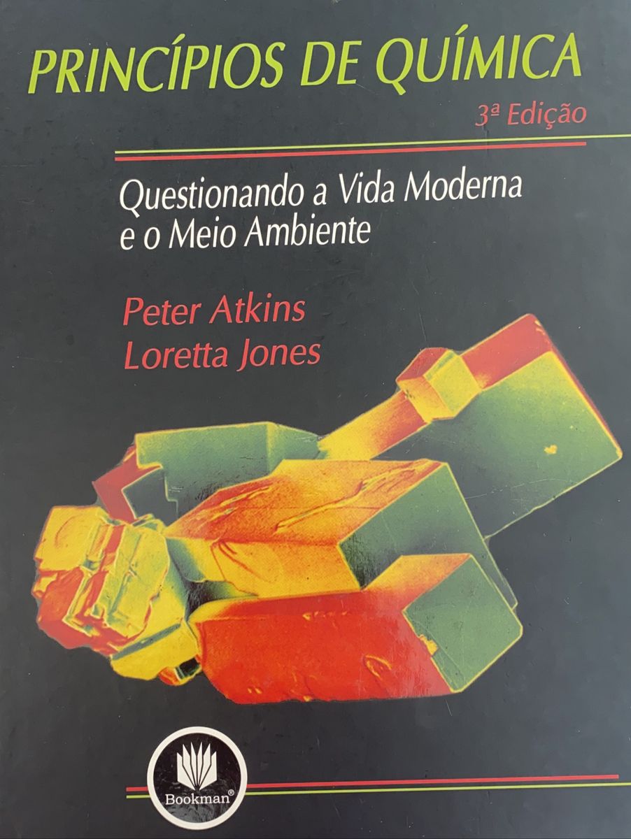 Princípios da Química Atkins | Livro Editora Bookman Usado 56519318