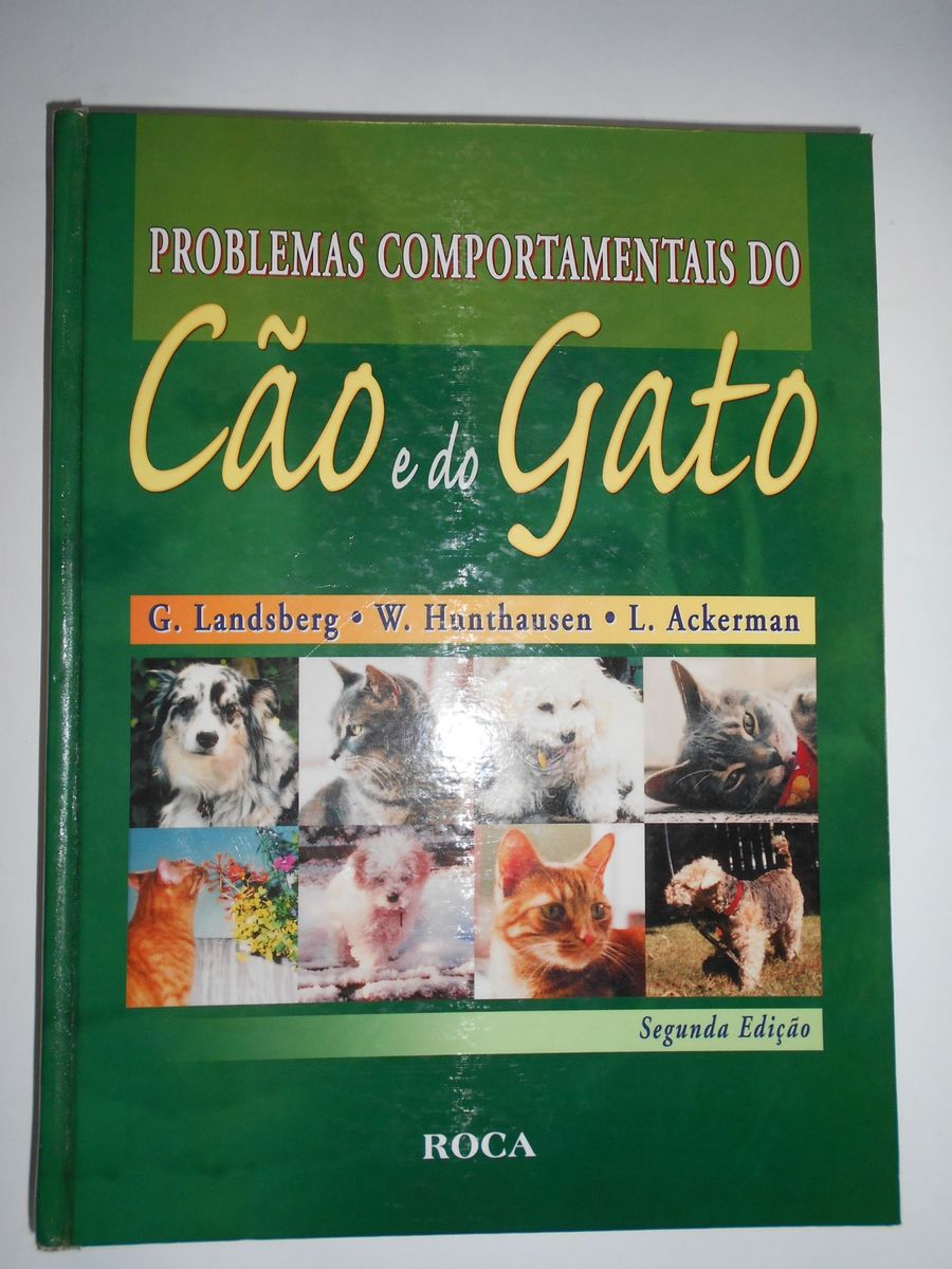 Problemas Comportamentais Do Cão E Do Gato Livro Editora Roca Usado 31883997 Enjoei