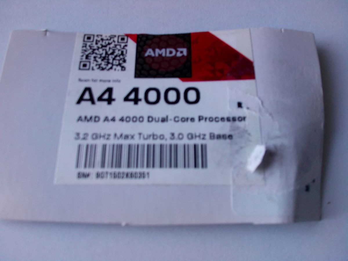 Processador Amd A4 4000 3ghz 3 2ghz Fm2 Computador Desktop Amd