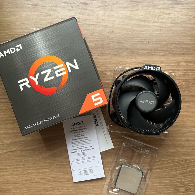 Processador Amd Ryzen 5 5600 Novo | Ryzen Nunca Usado 111193471