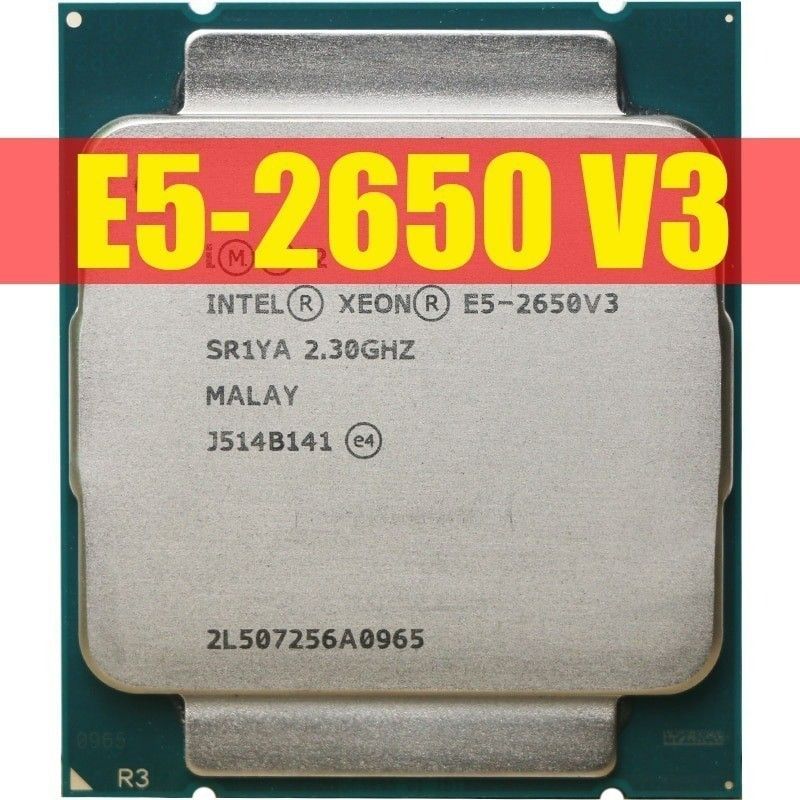 Processador Intel Xeon E5-2650v3 2.3ghz 10 Núcleos - Lga2011 Processador Intel Xeon E5-2650v3 2.3ghz 10 Núcleos - Lga2011