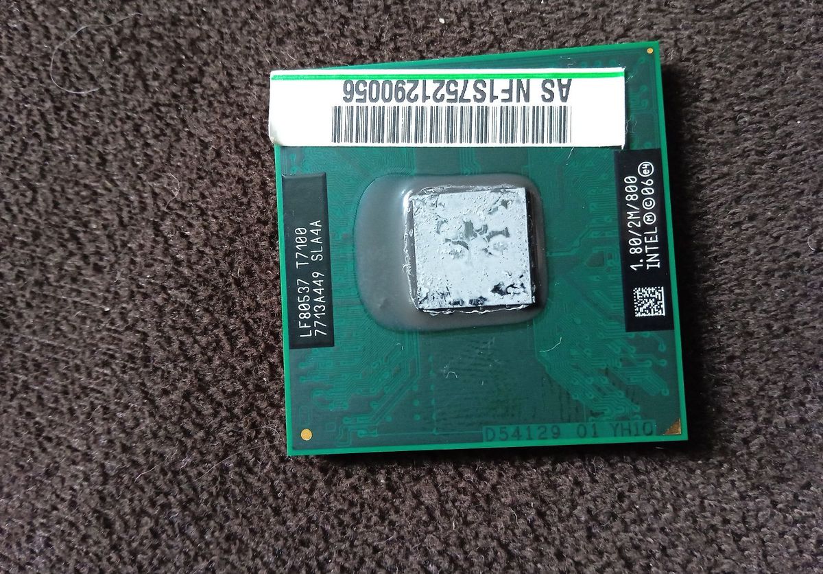 Processador T7100 Core 2 Duo | Computador Notebook Intel T 7100 Usado ...