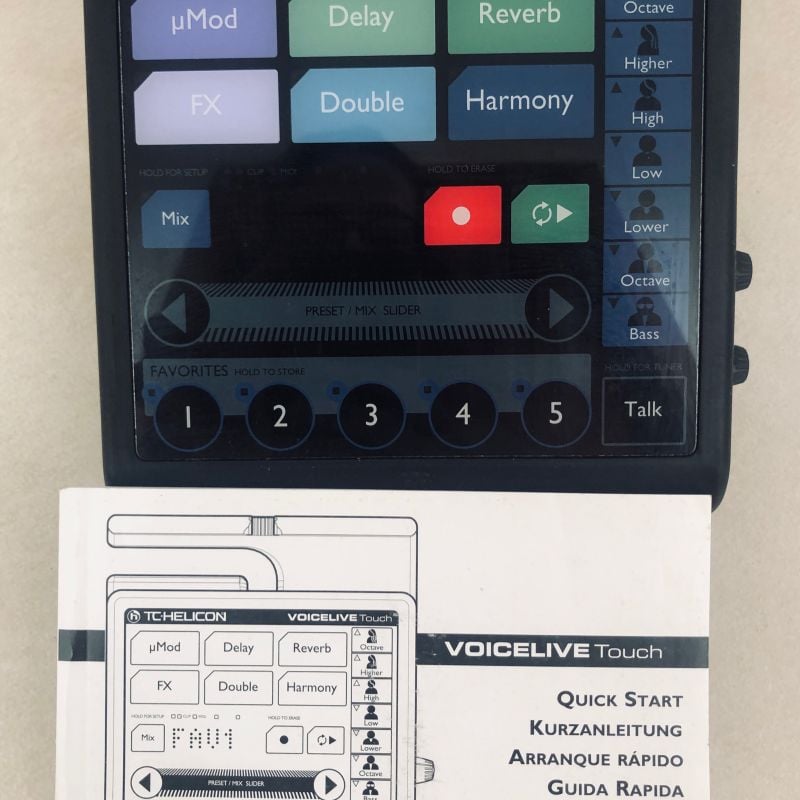 Processador Vocal Tc Helicon Voicelive Touch | Item de Música Tc
