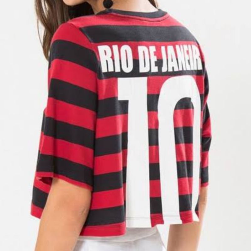 Blusa farm adidas store flamengo