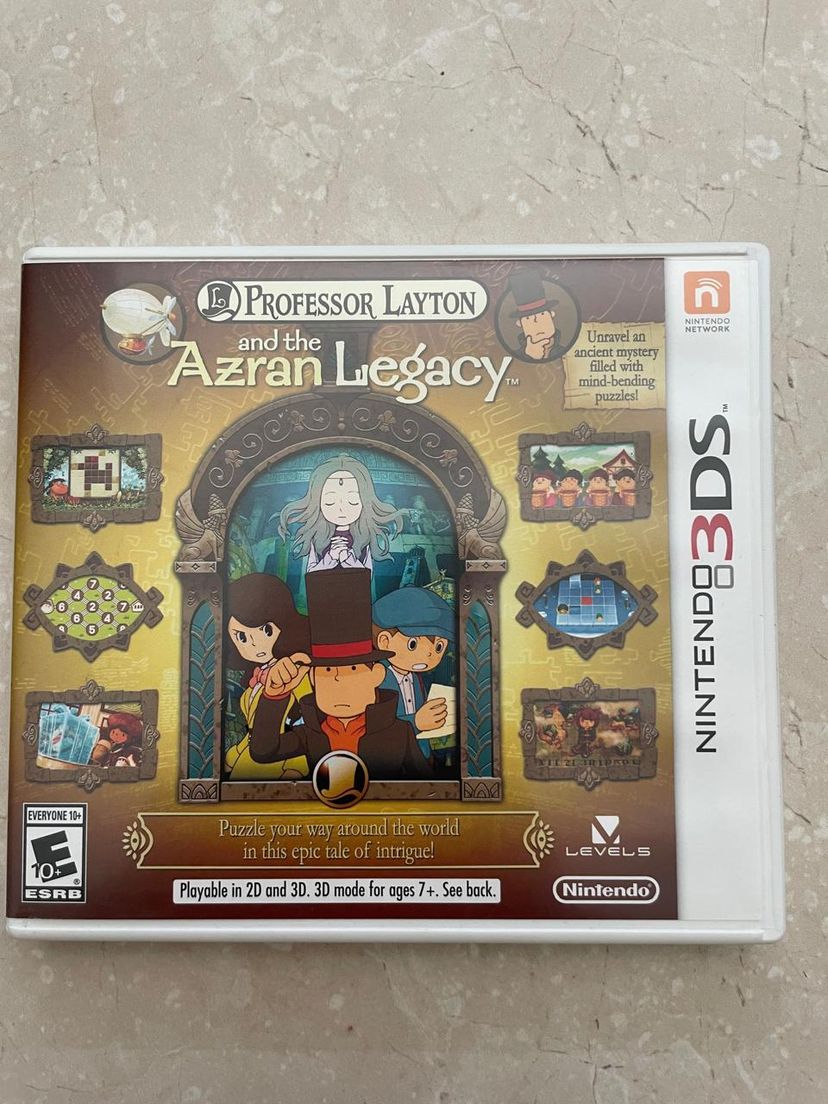 Professor Layton And The Azran Legacy Nintendo Ds | Jogo de Videogame ...