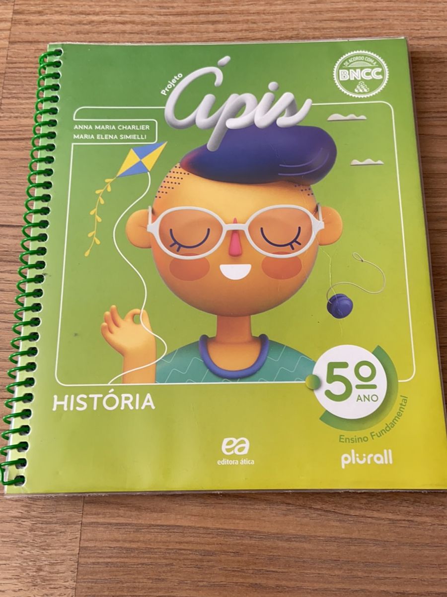 Projeto Apis História Quinto Ano Livro ática Usado 65499417 enjoei