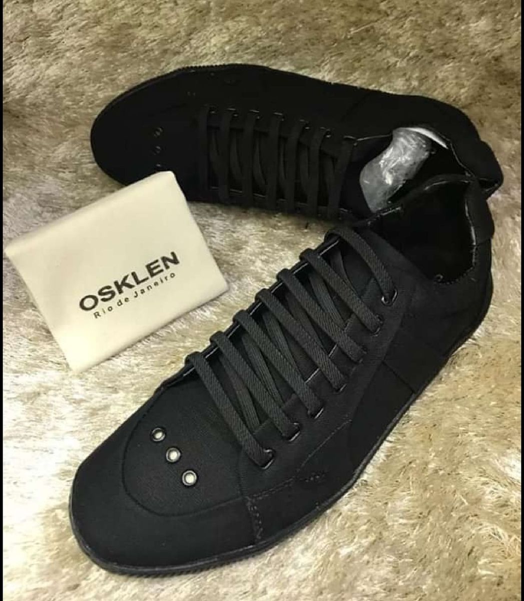 tenis osklen preto masculino