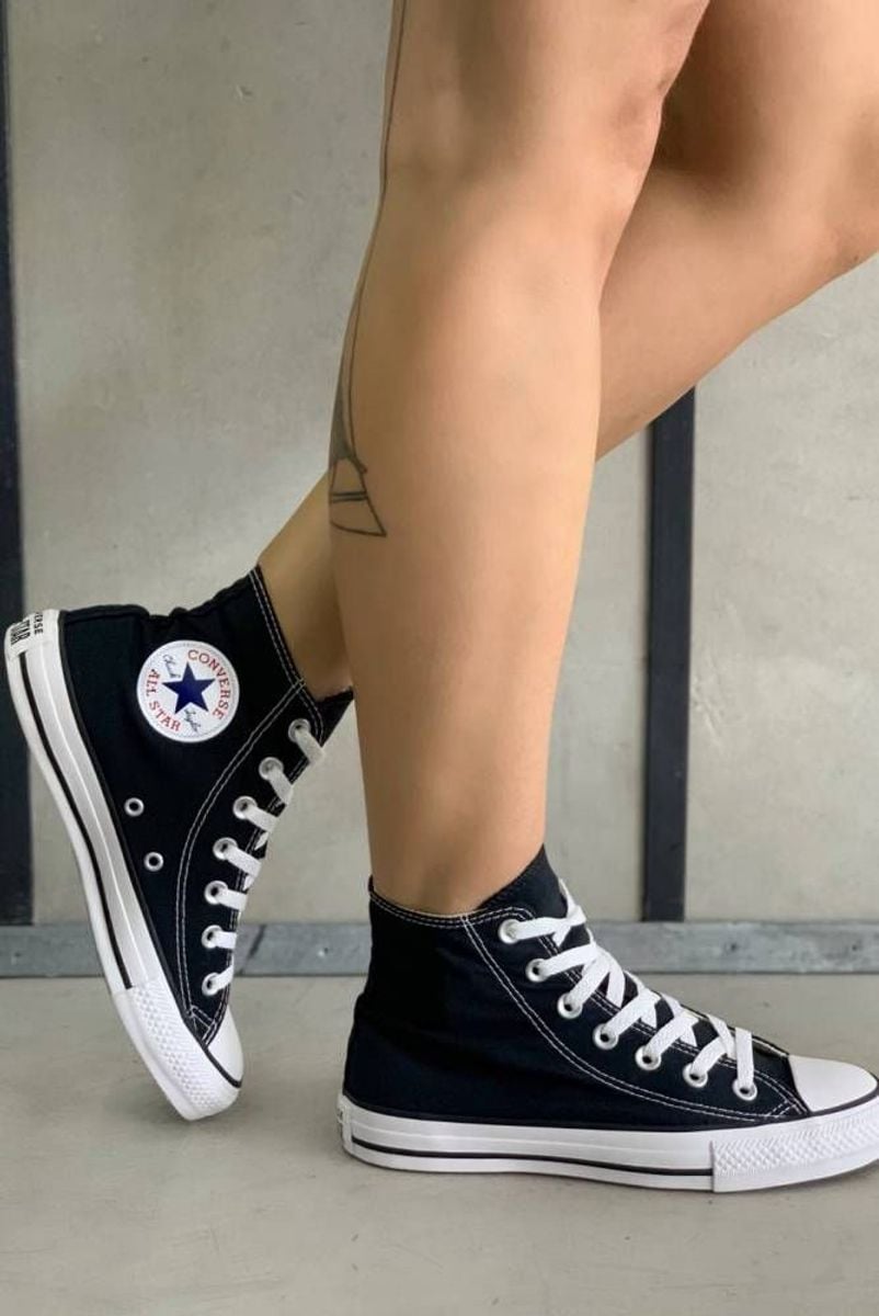 tênis all star chuck taylor cano alto