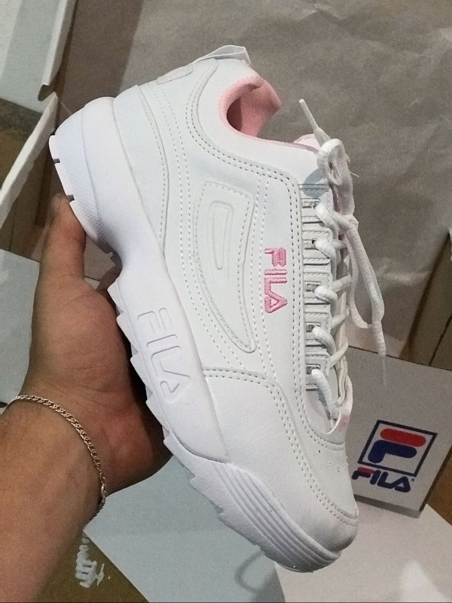 Tenis fila branco feminino replica sale