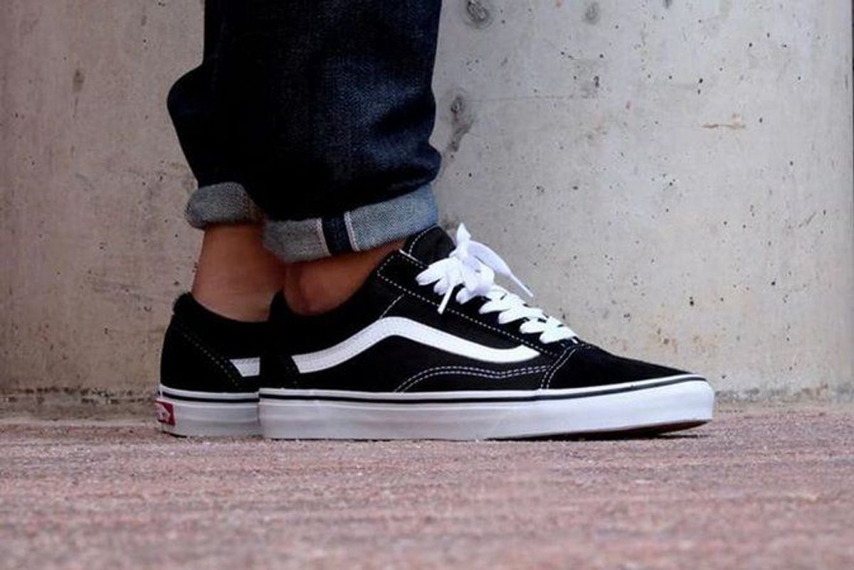 tenis vans preto old school