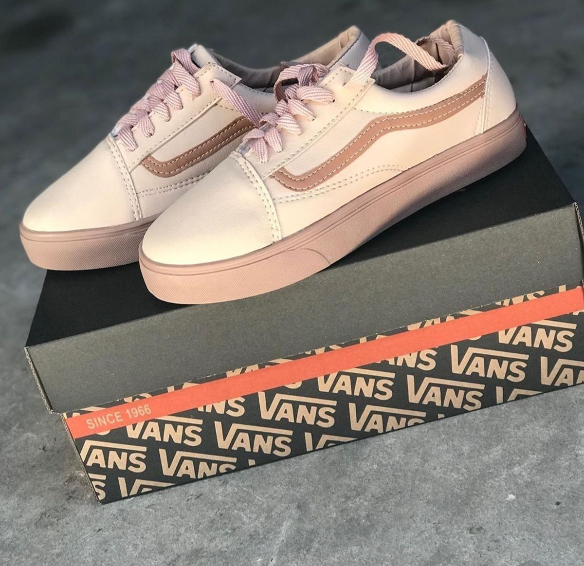 tênis vans feminino rosa