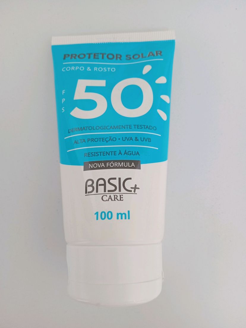 Protetor Solar Basic+care Fps 50 100ml | Cosmético Feminino Basic Care ...