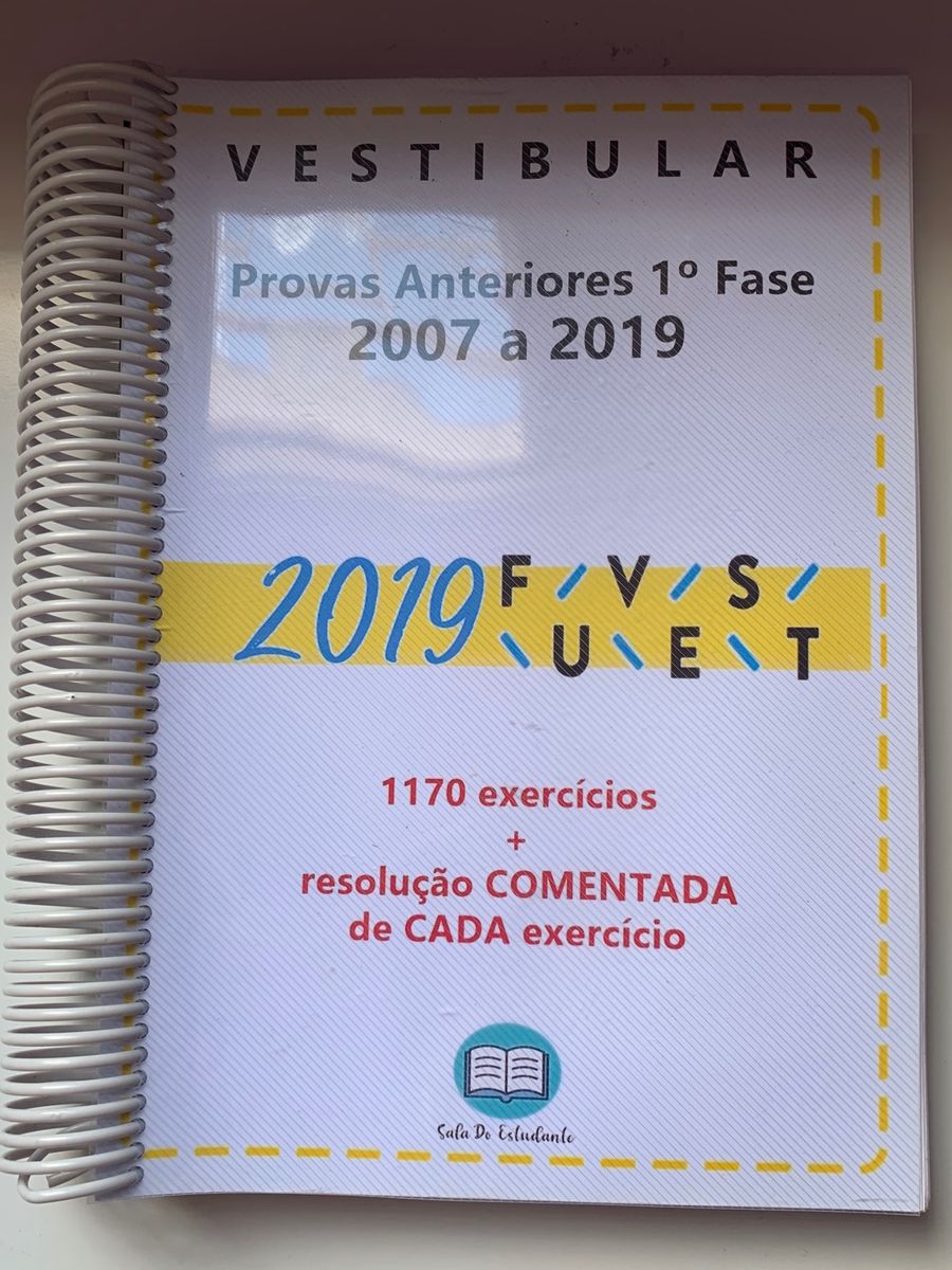 Provas Anteriores Fuvest Fases 1 E 2 | Livro Nunca Usado 43444136 | Enjoei