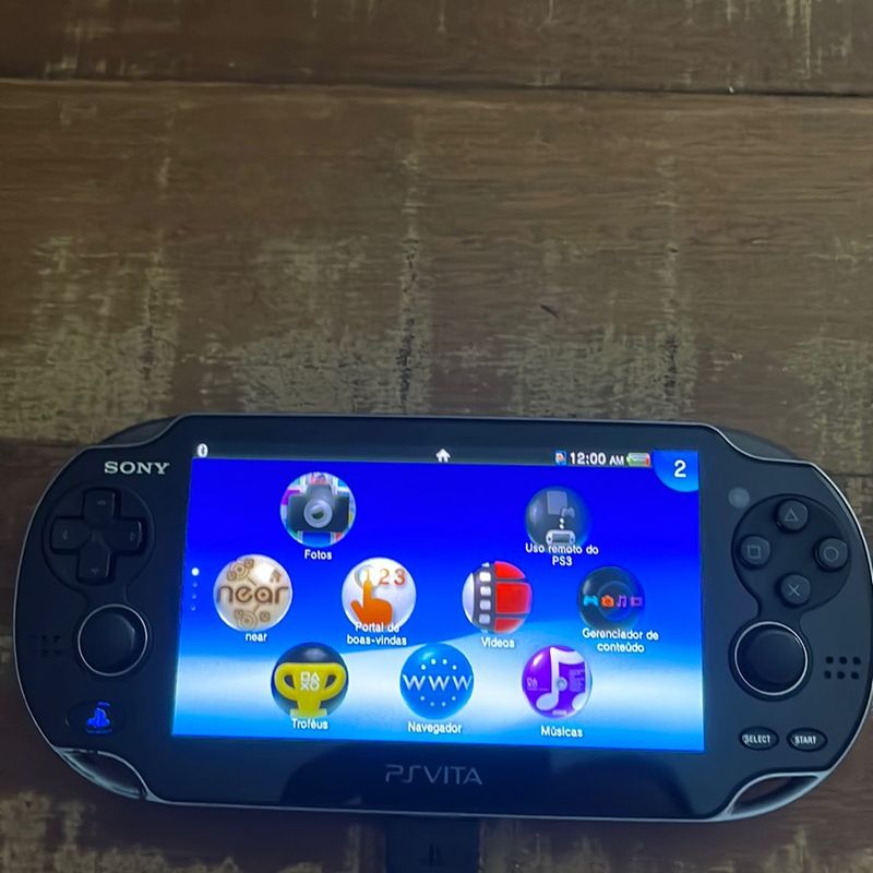 Console Sony Ps Vita Desbloqueado + Emuladores + 2.800 Jogos - Loja de Games