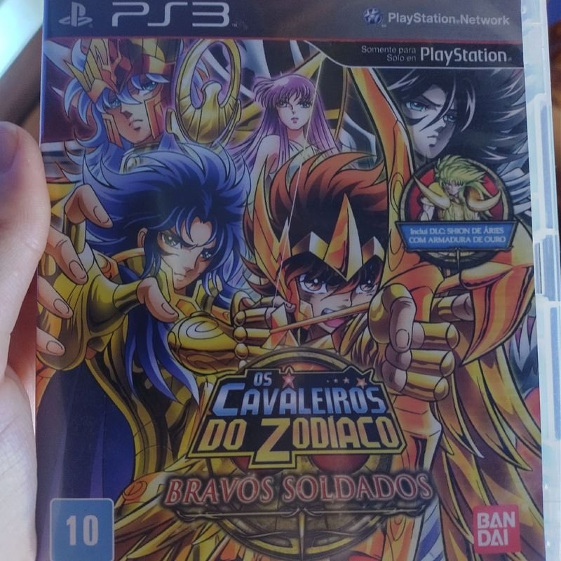 Os Cavaleiros Do Zodiaco - Bravos Soldados - Ps3 - Usado - Jogos