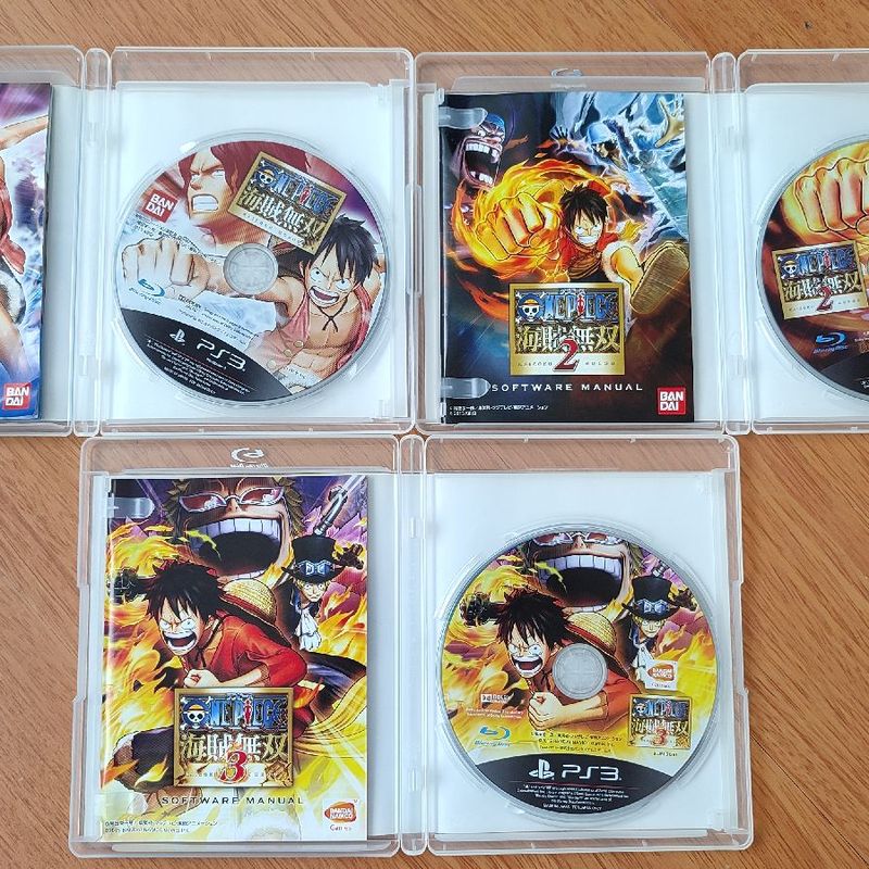 Ps3 Combo One Piece Japonês.  Jogo de Videogame Playstation 3