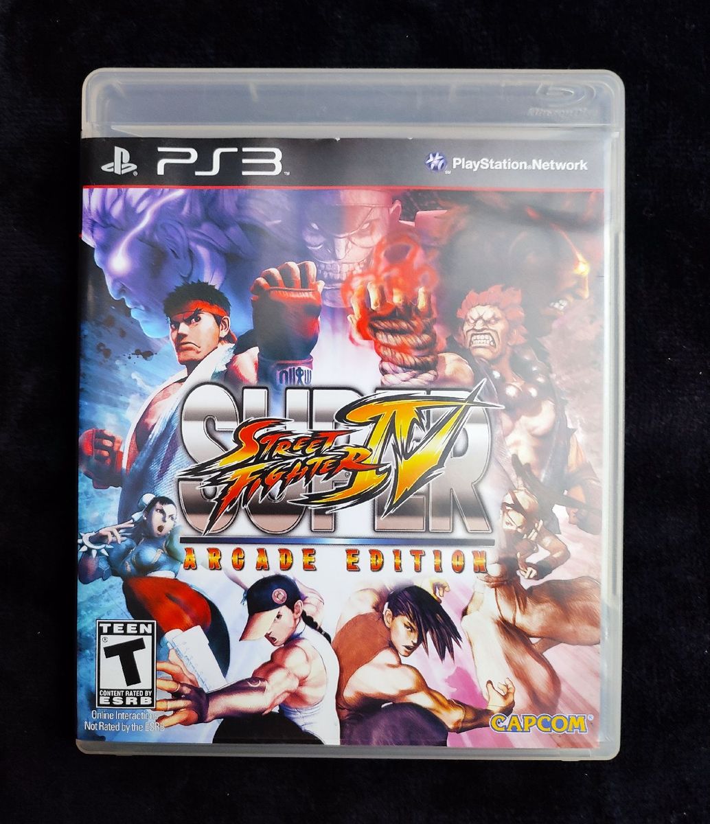 Jogo Super Street Fighter IV: Arcade Edition - PS3 - Loja Sport Games