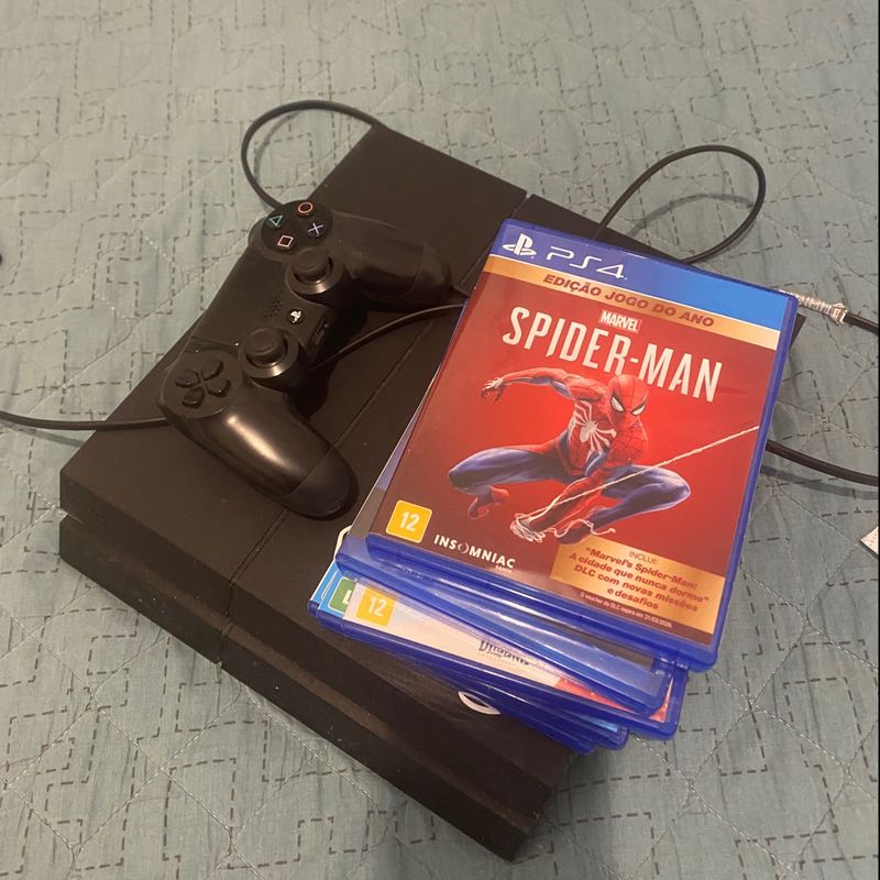 Jogo spider man playstation 4 midia fisica