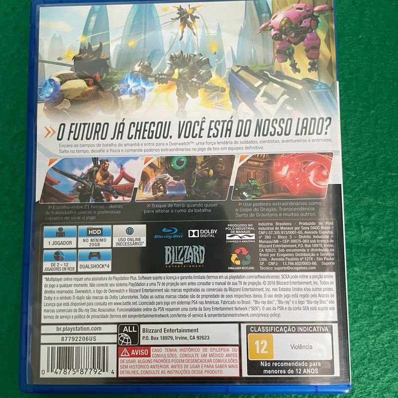 Jogo PS4 Overwatch Origins Edition - Blizzard