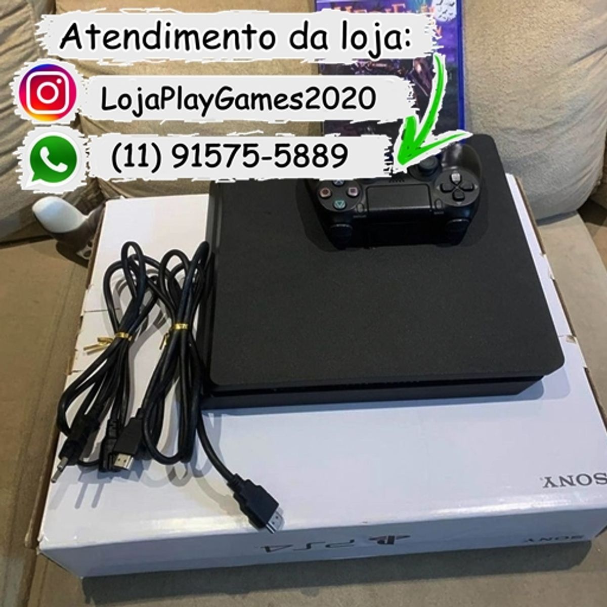 Ps Playstation Tb Hd Original Controle Jogos Brinde Console De Videogame Sony