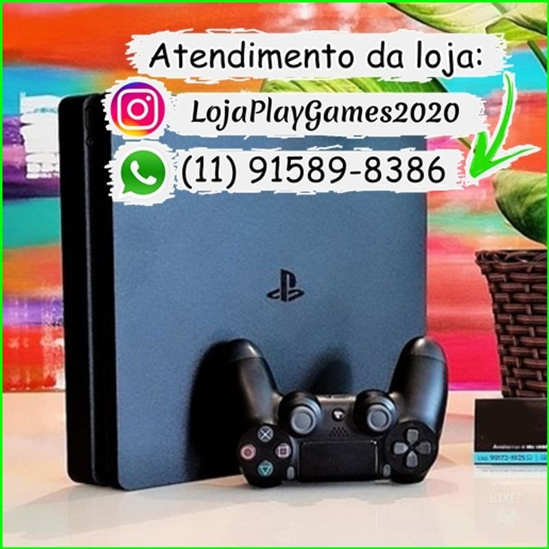 Playstation 4 (ps4 Pro) 1tb Acompanha Jogos e Dois Controles | Console de  Videogame Sony Usado 87705972 | enjoei