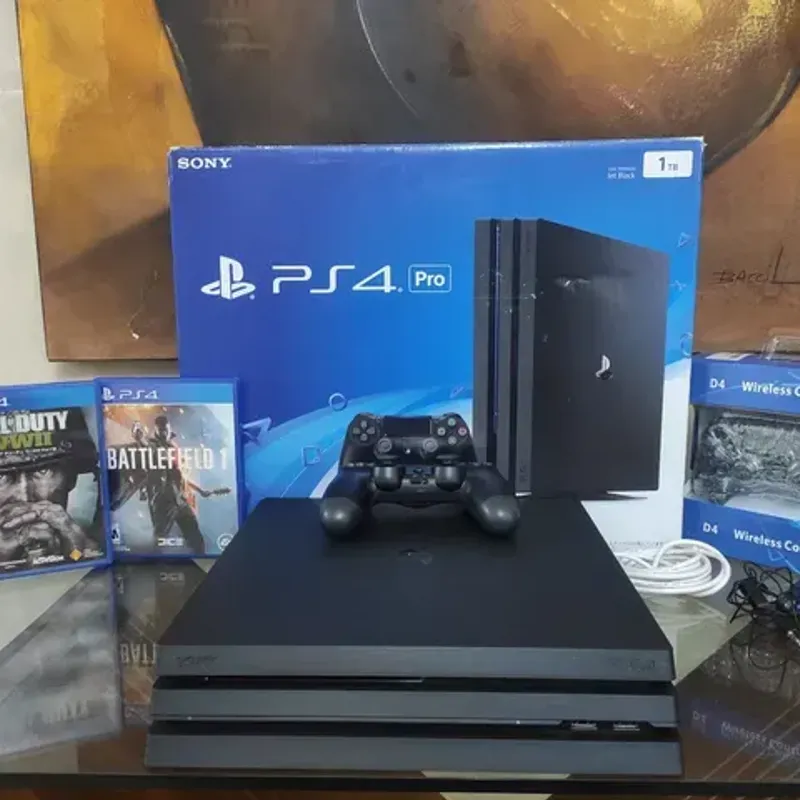 Ps4 Pro 1tb Completo | Console de Videogame Sony Nunca Usado 68218491 |  enjoei