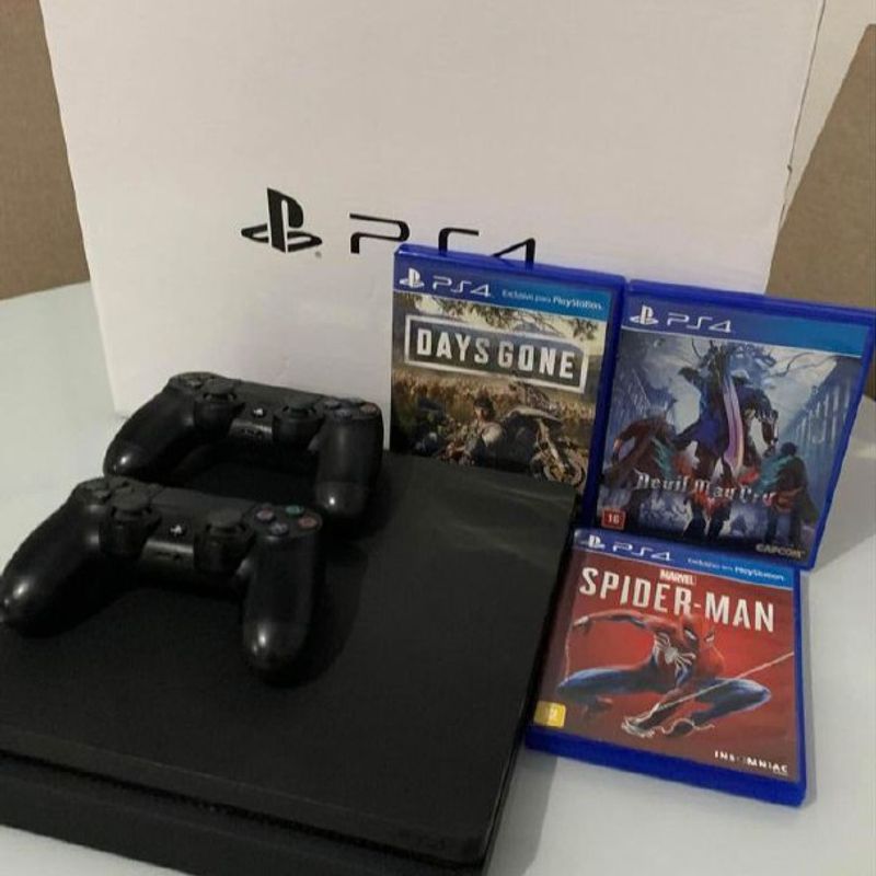 Ps4 Pro 1tb Completo | Console de Videogame Sony Nunca Usado 68218491 |  enjoei