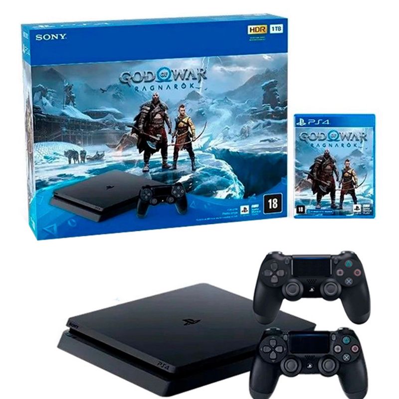 ps4 pro + 2 controles+ 4 jogos - Videogames - Centro, Florianópolis  1245397556