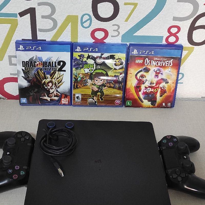 Ps4 Slim 1 Tb Console de Videogame Ps4 Slim 1 Tb Usado 94643526 enjoei
