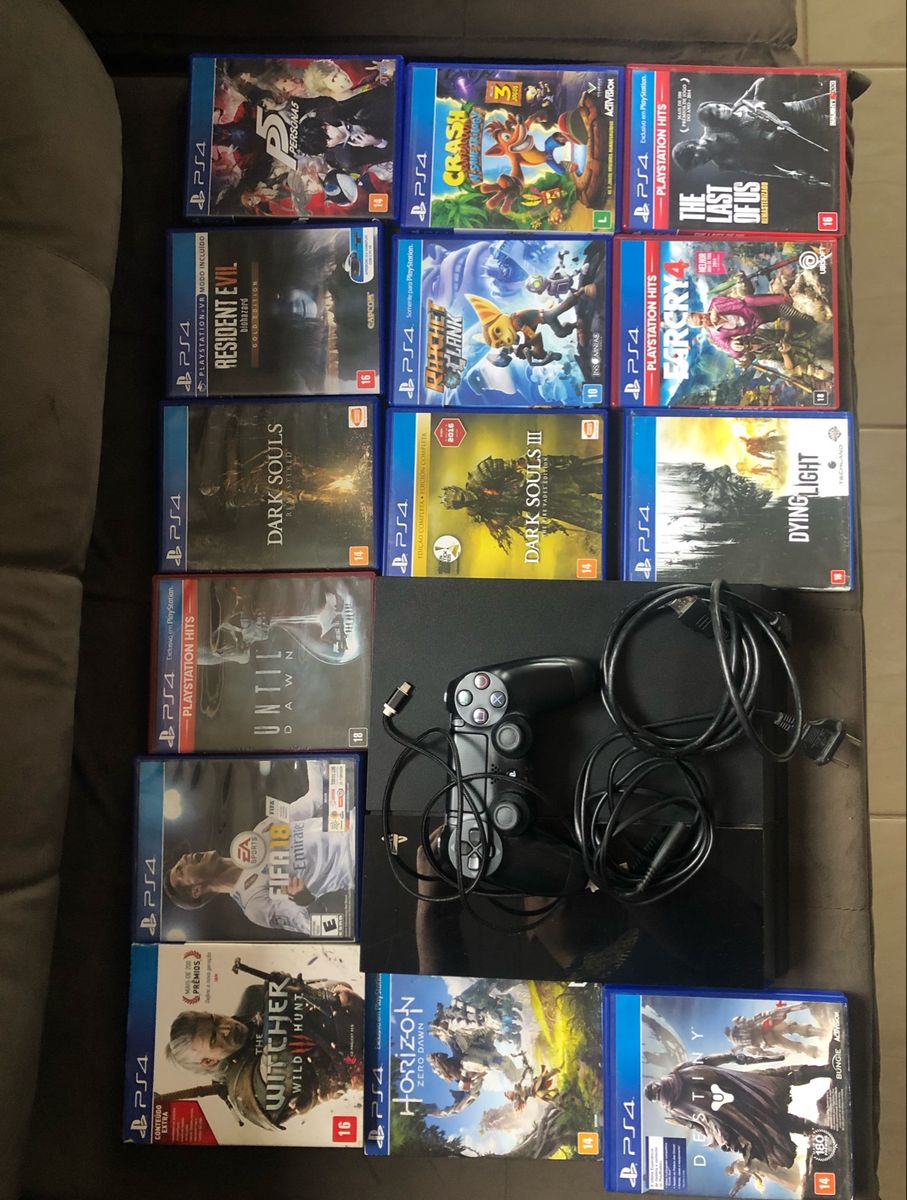 Ps4 Slim Usado Console de Videogame Playstation Usado 77883740 enjoei