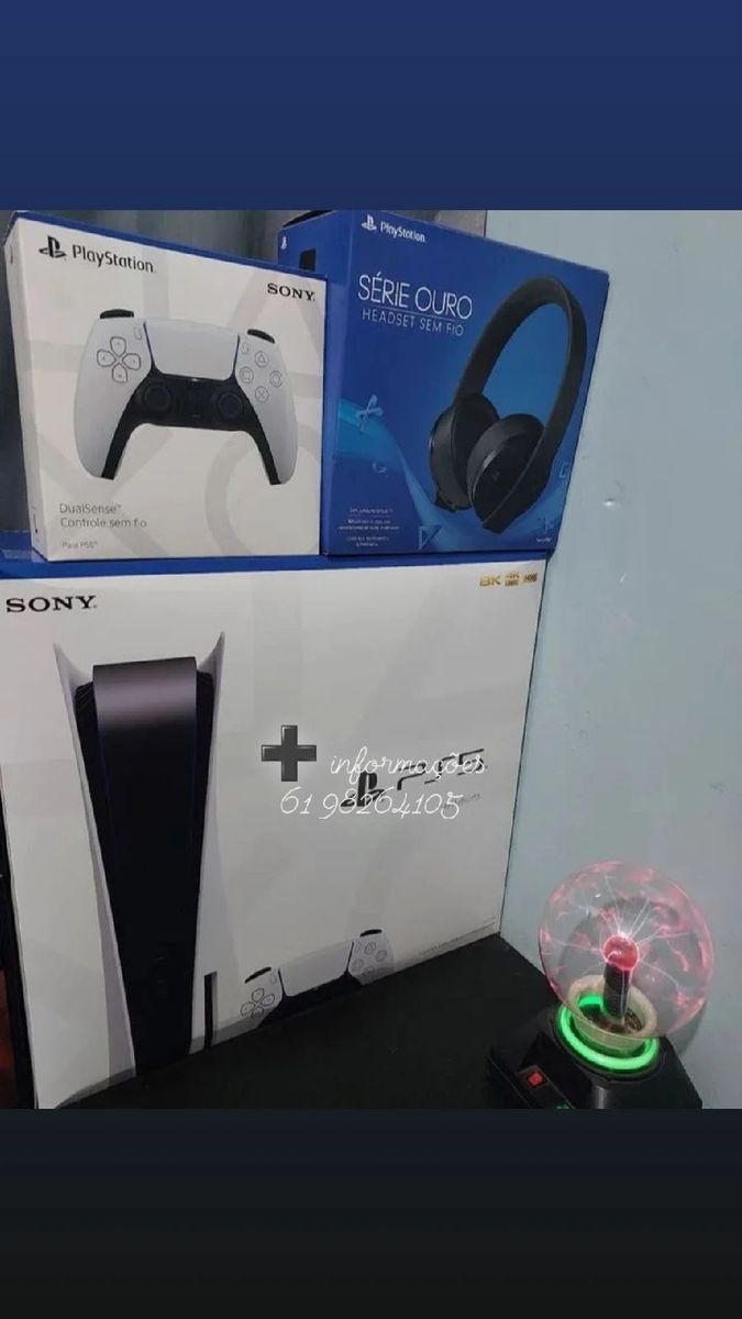 Sony Ps5 Completo Na Caixa Cacareco Sony Nunca Usado 49864403 Enjoei