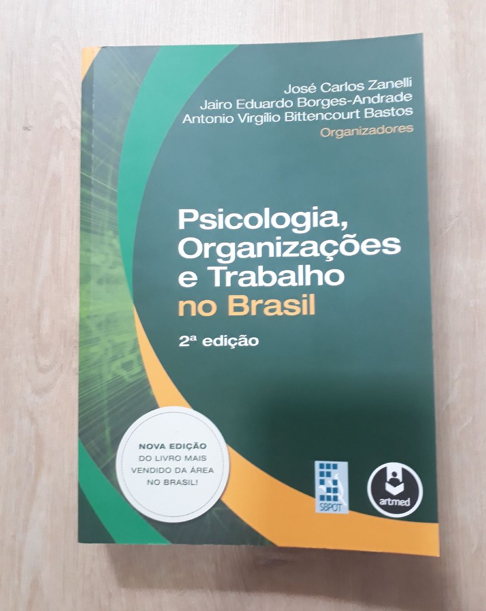 Psicologia, Organizações E Trabalho No Brasil | Livro Artmed Nunca ...