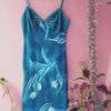 vestido floral slip dress