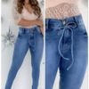 Calça Jeans Feminina com Lycra Cós Alto Cintura Alta Levanta Bumbum Premium, Calça Feminina Azael Nunca Usado 65238354