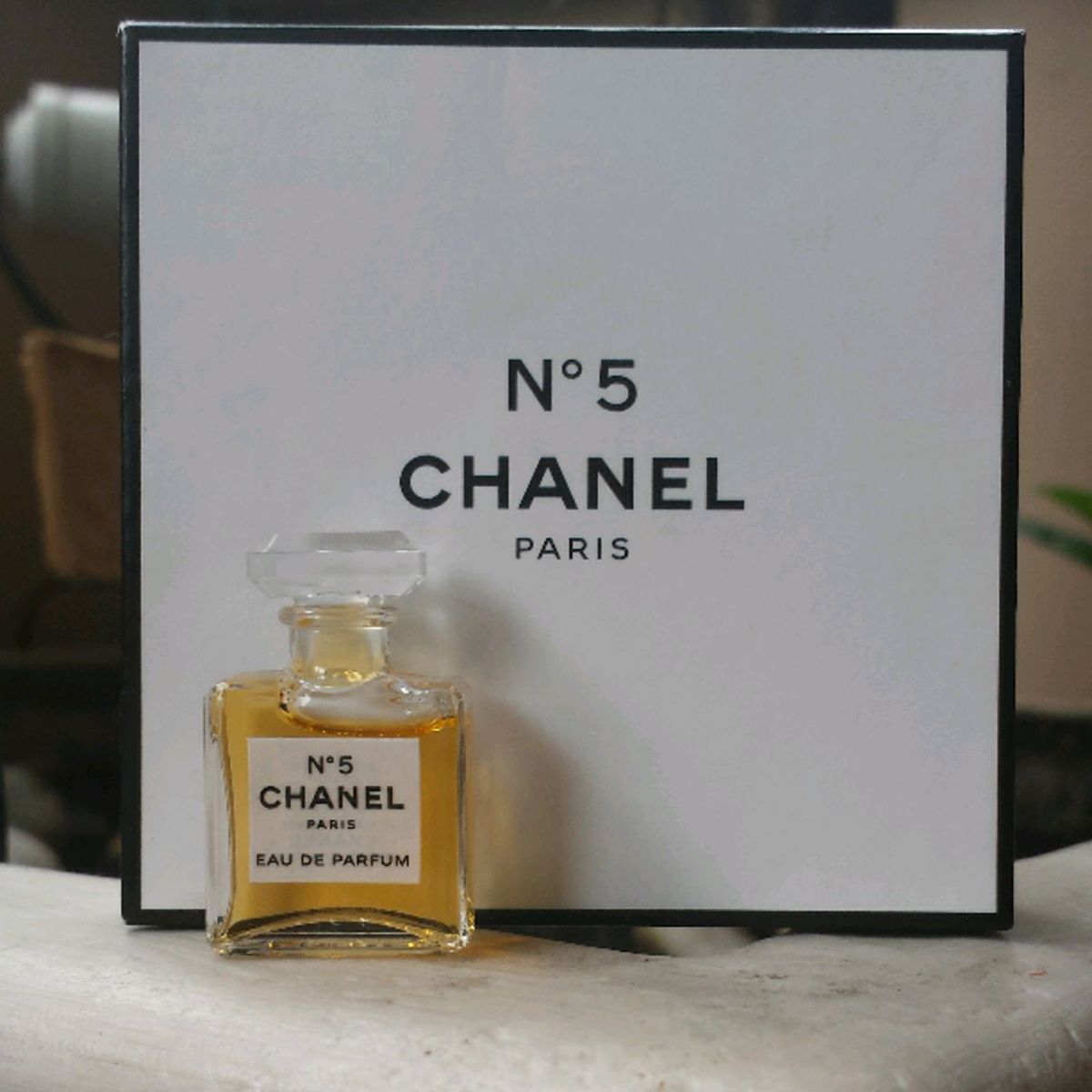 Collectible Vintage Chanel No 5 Fragrance Bottle. About 1/3 