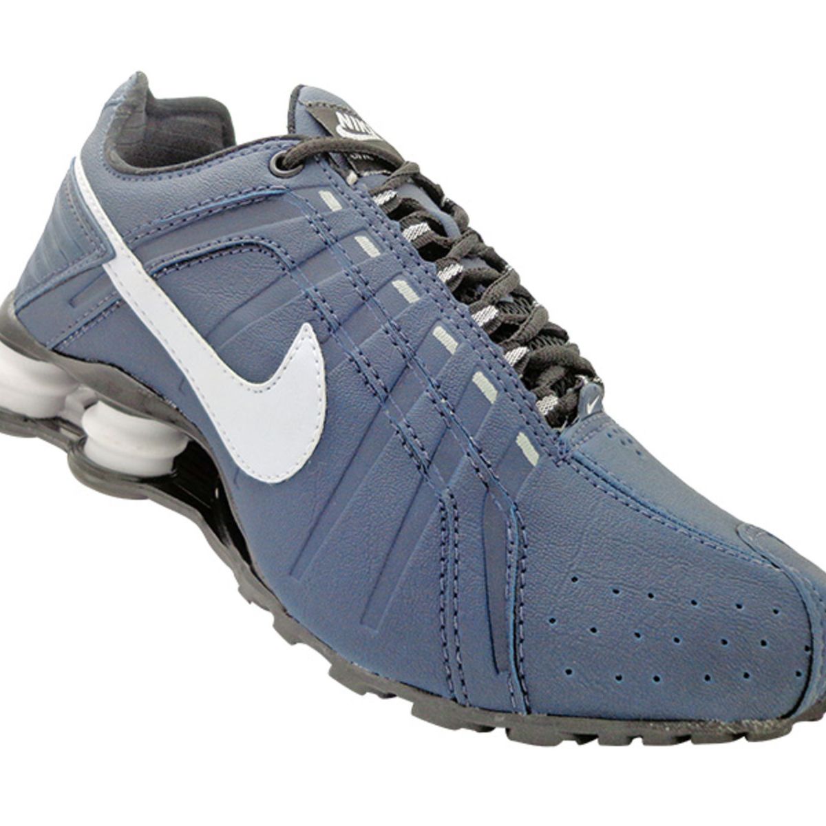 nike shox junior azul marinho