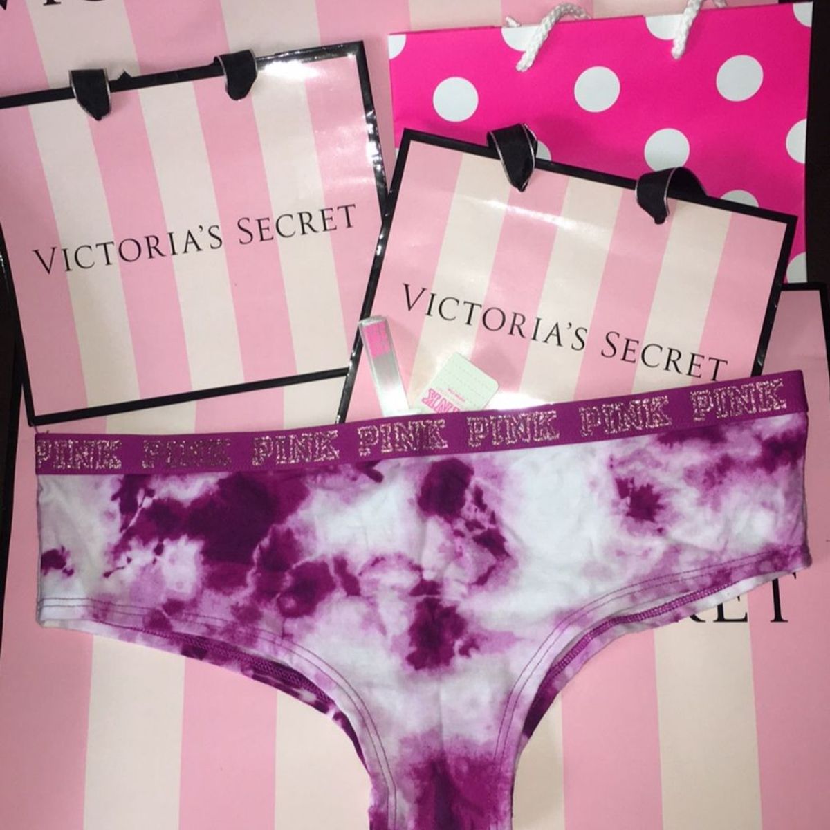 New Year Calcinha Victorias Secret Tie Dye | Lingerie Feminina Victorias  Secret Nunca Usado 50992173 | enjoei