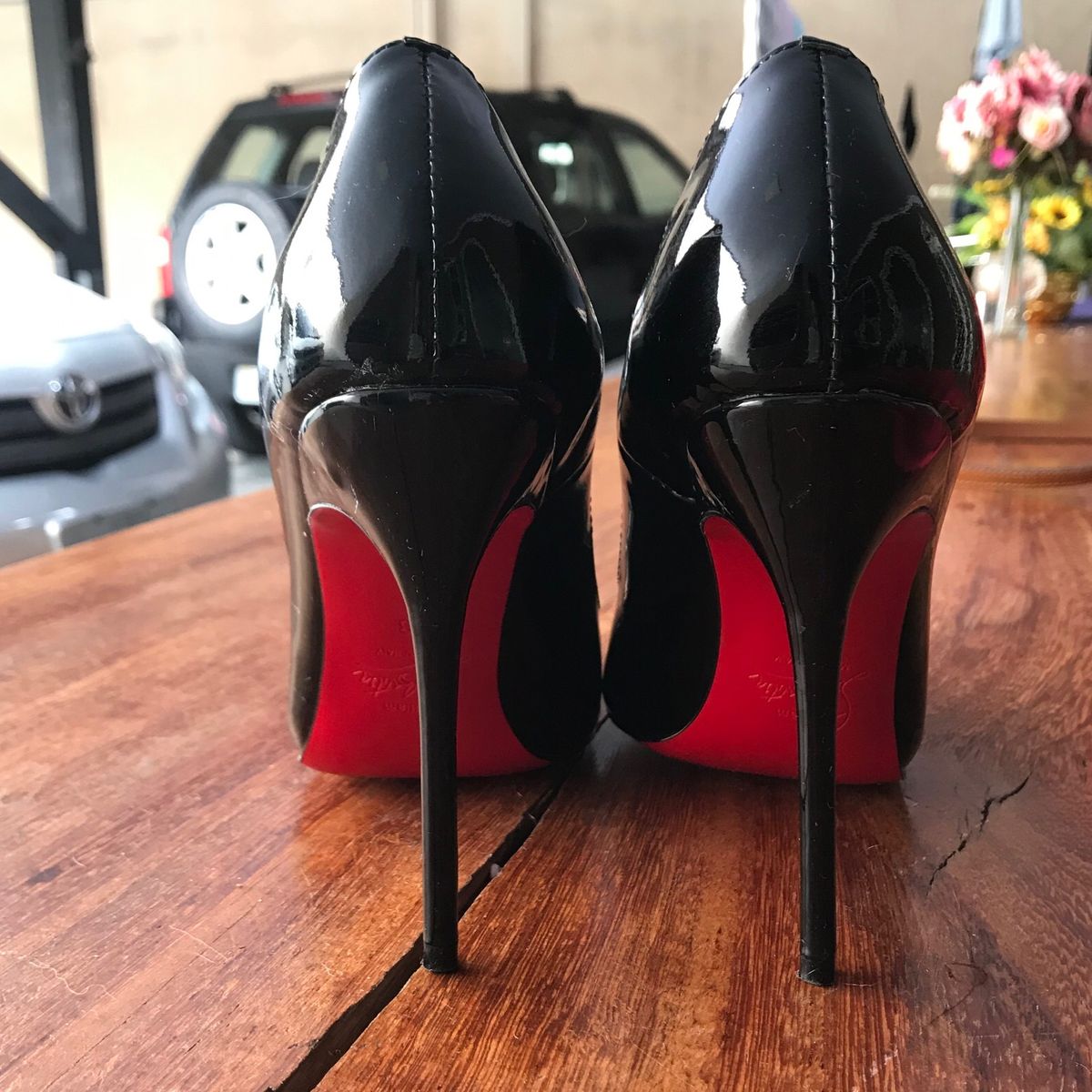 scarpin christian louboutin preto