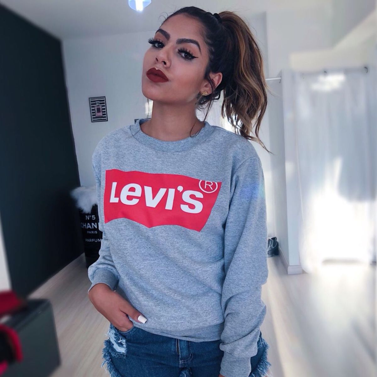 moletom feminino da levis