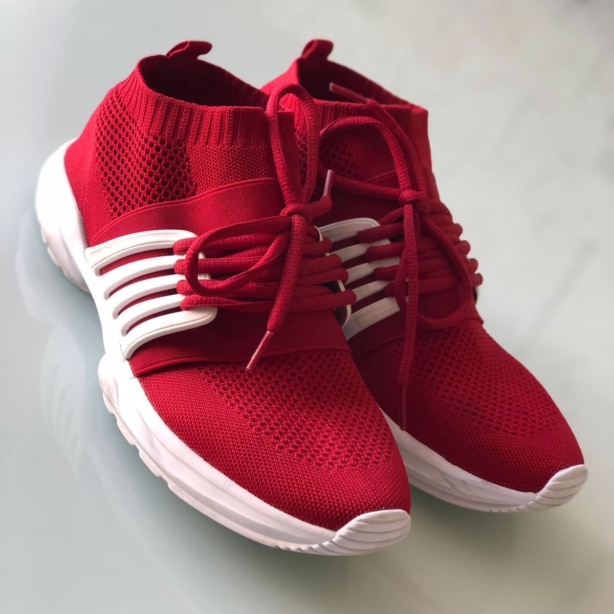 tenis zara vermelho